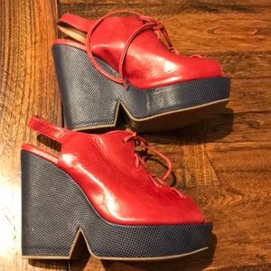 NEVER WORN- gorgeous Jeffrey Campbell Platforms.